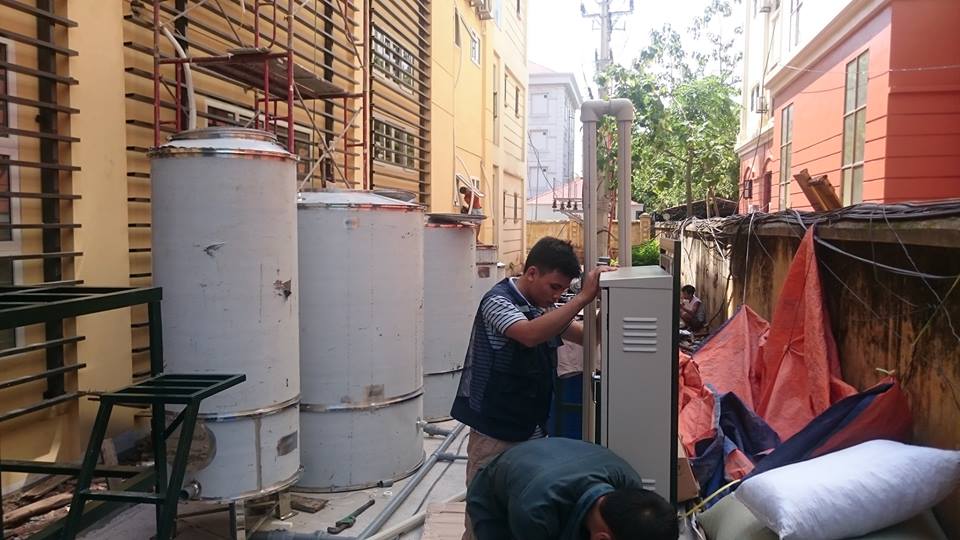 Hệ thống xử lý nước thải phòng thí nghiệm Trung tâm quan trắc môi trường tỉnh Bắc Ninh