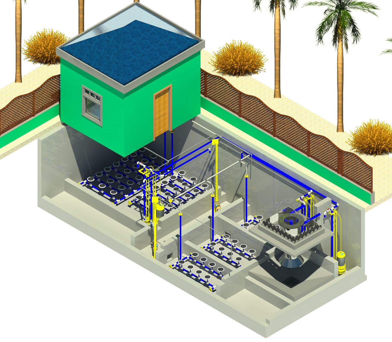 Hệ thống xử lý nước thải khu dân cư số 2 - thị trấn Hương Sơn, H.Phú Bình, T.Thái Nguyên