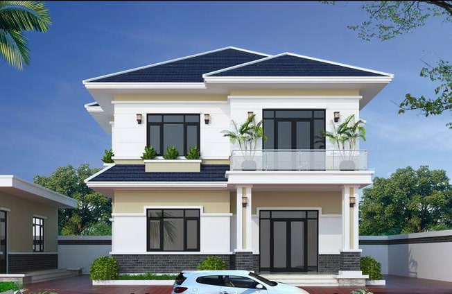 xây nhà 2 tầng giá rẻ