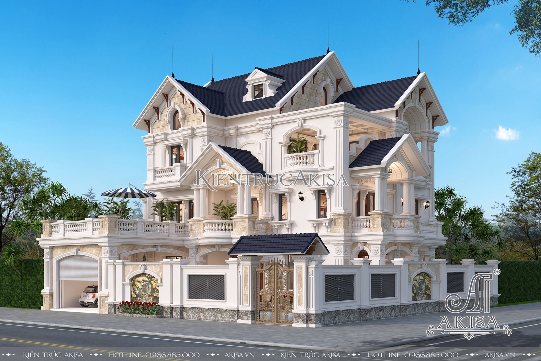 nhà 2 mặt tiền