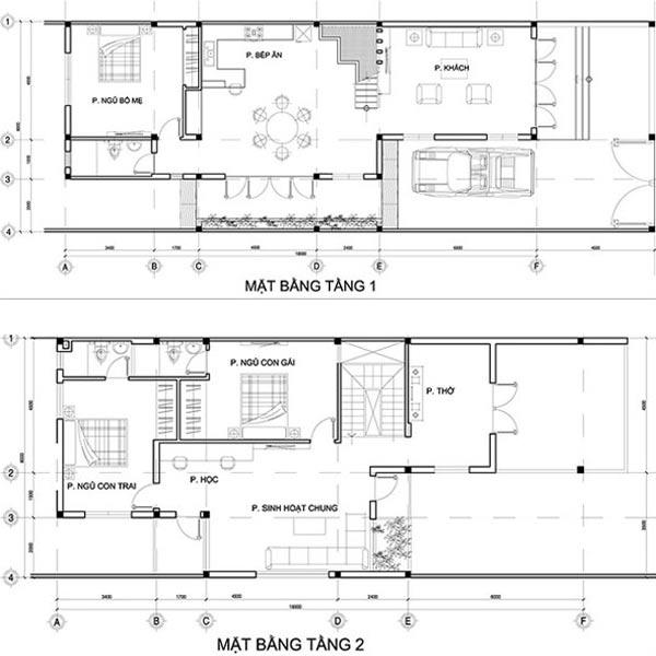 báo giá xây nhà 2 tầng