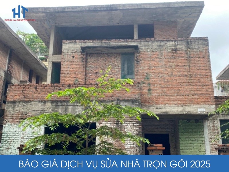 Báo giá dịch vụ sửa nhà trọn gói 2025