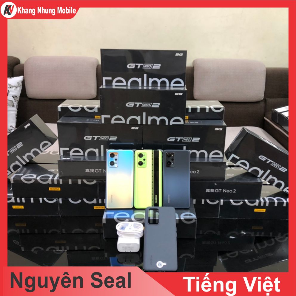 Realme GT NEO 2 - 8/256GB - Sạc nhanh 65W Khang Nhung - Hàng nhập khẩu