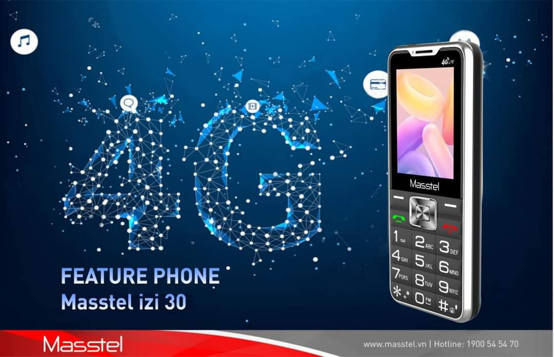Điện thoại Masstel Izi 30 - Hàng Chính Hãng