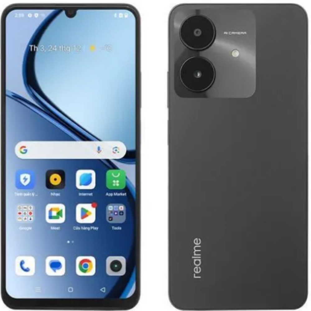 Điện thoại realme Note 60x - 4GB/64GB - Hàng Chính hãng