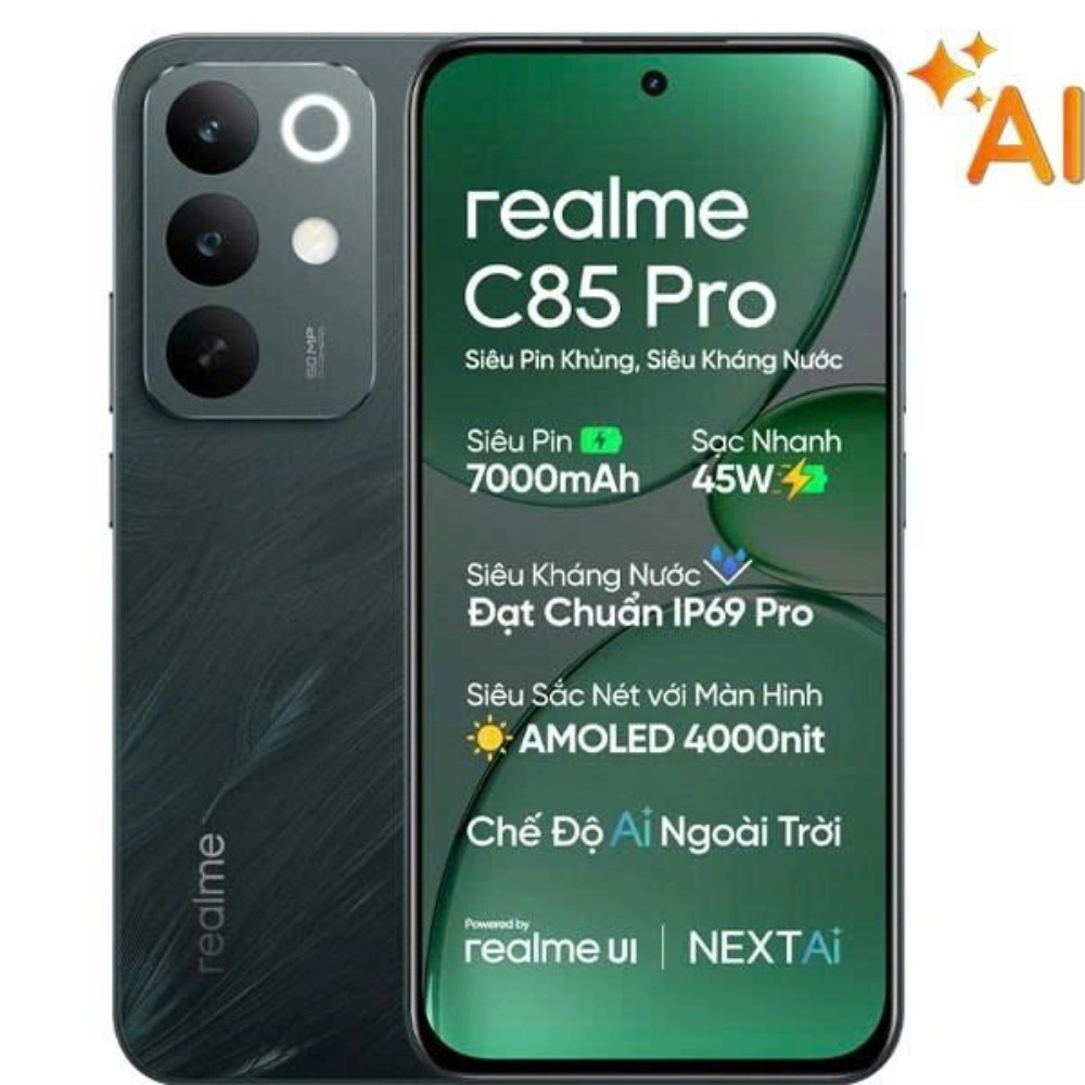 Điện thoại realme C85 Pro - 8GB/128GB - Hàng Chính Hãng