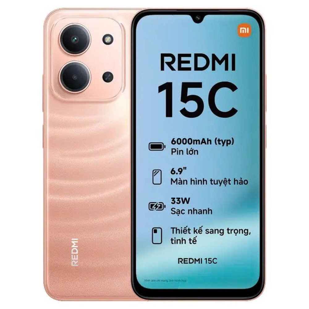 DGW - Điện thoại Xiaomi Redmi 15C - 8/256GB - Hàng Chính Hãng