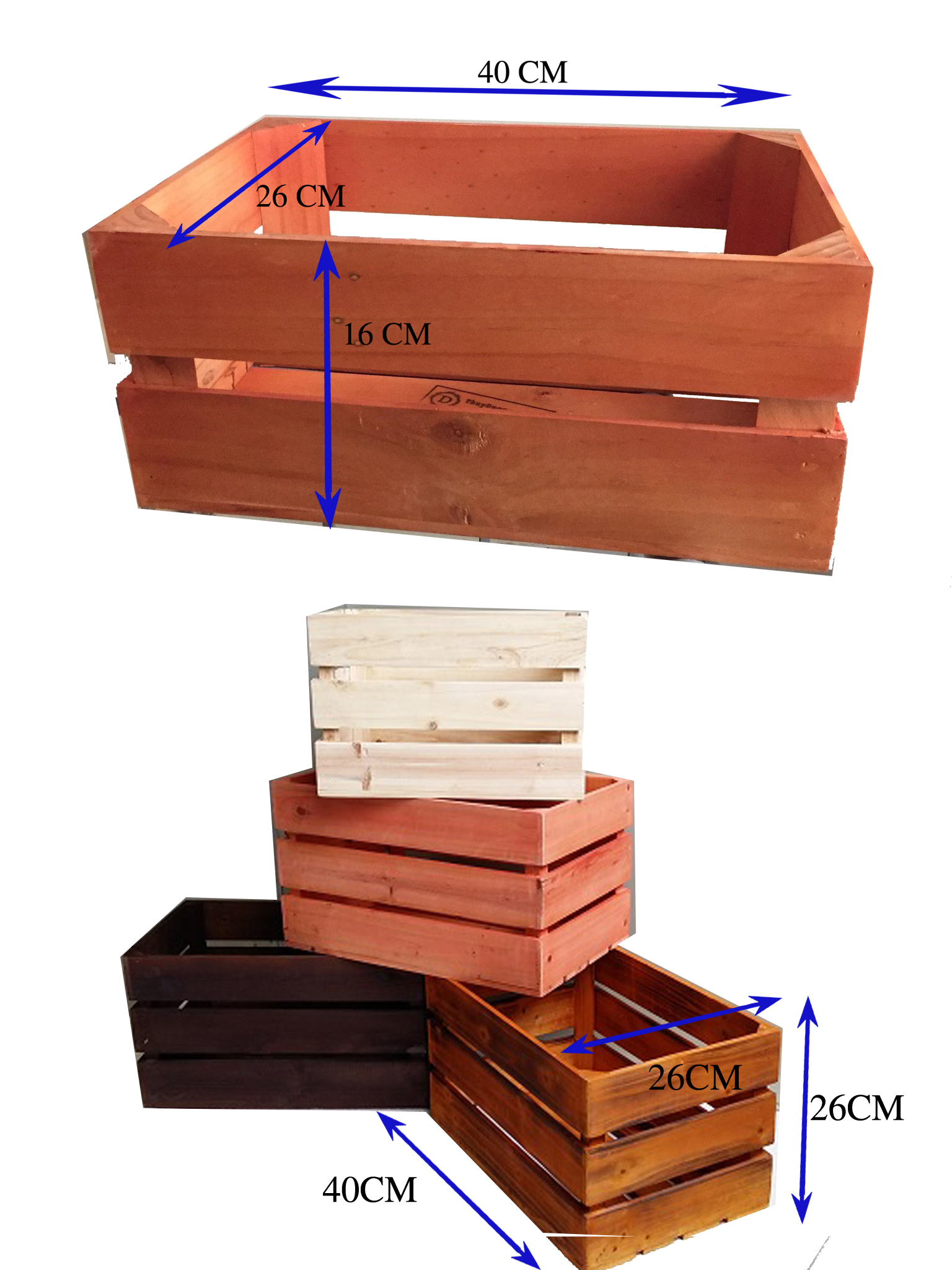 Box gỗ Pallet - Kệ gỗ trang trí | Thùy Dương Decor