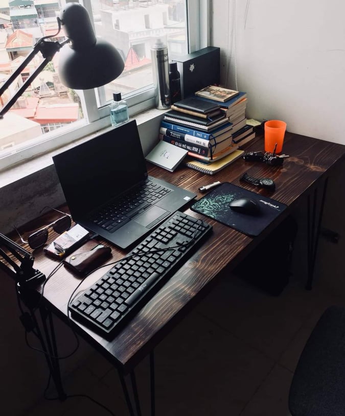 Bàn Vintage siêu Chill- Bàn ăn, bàn học