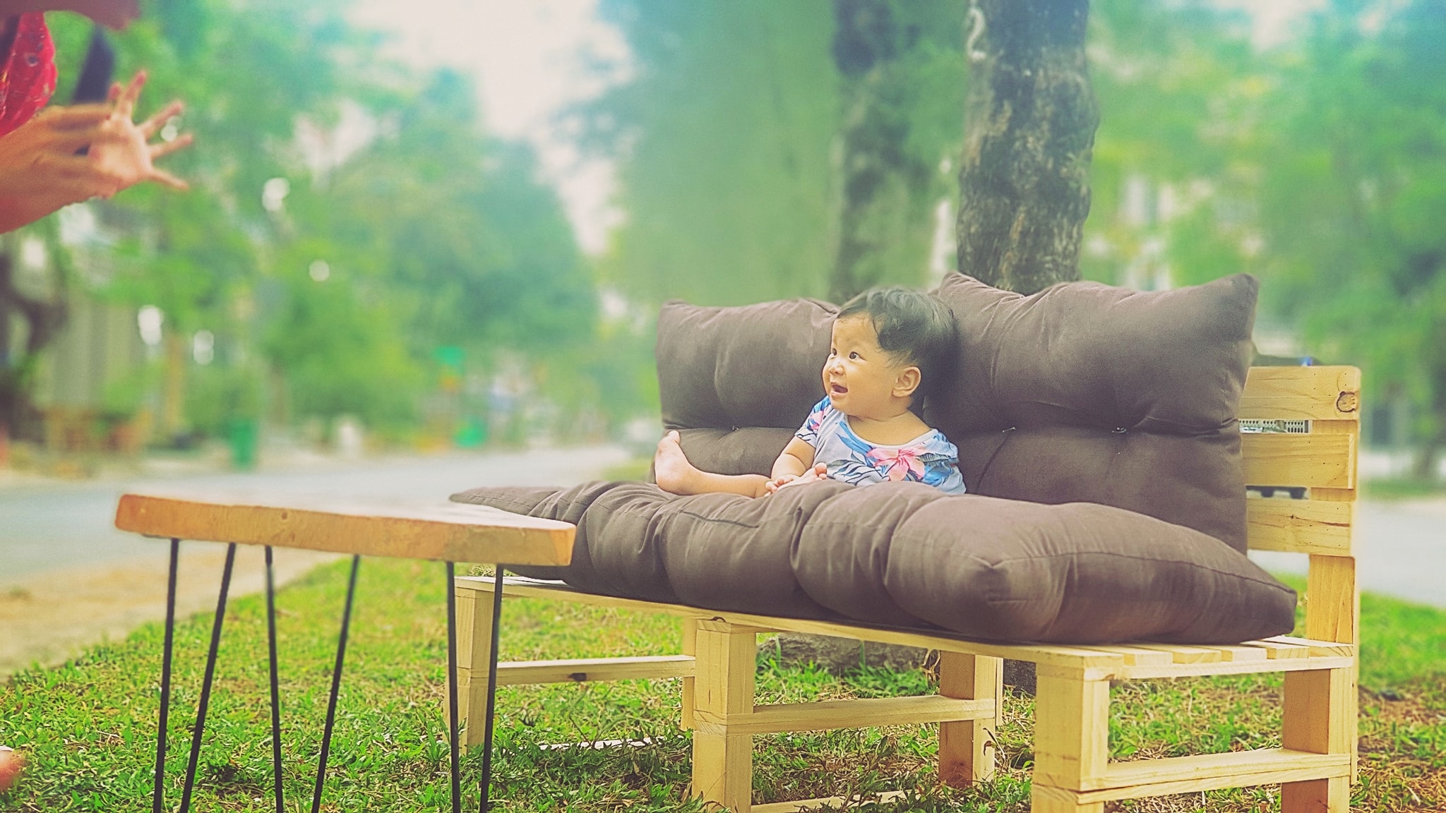 Sofa Pallet Có Thành Dựa Lưng