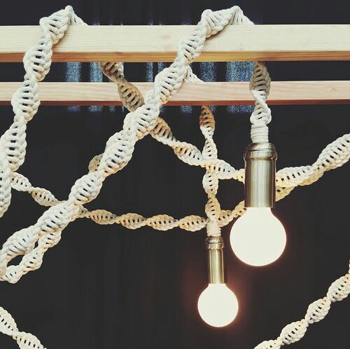 Đèn trang trí Macrame