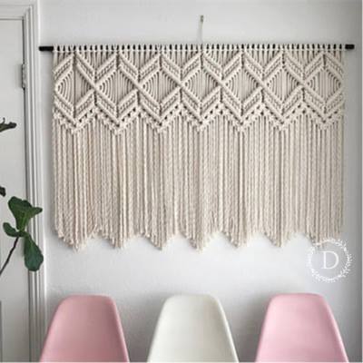 Trang Trí Tường với Macrame