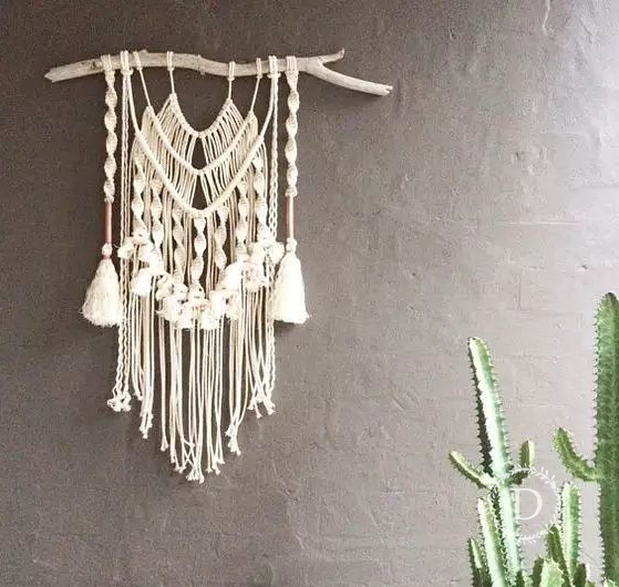 Trang Trí Tường với Macrame