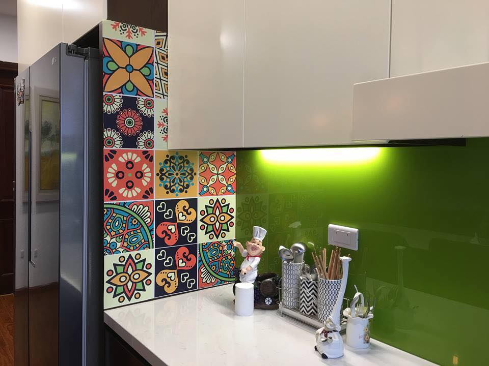 Giấy Dán Gạch Bông - MS 15