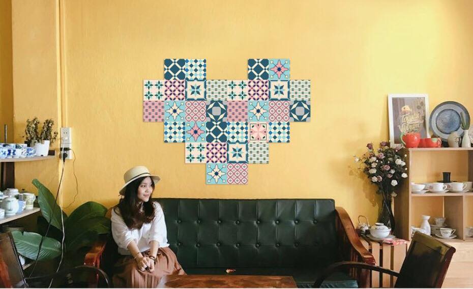 Giấy Dán Gạch Bông - MS 15