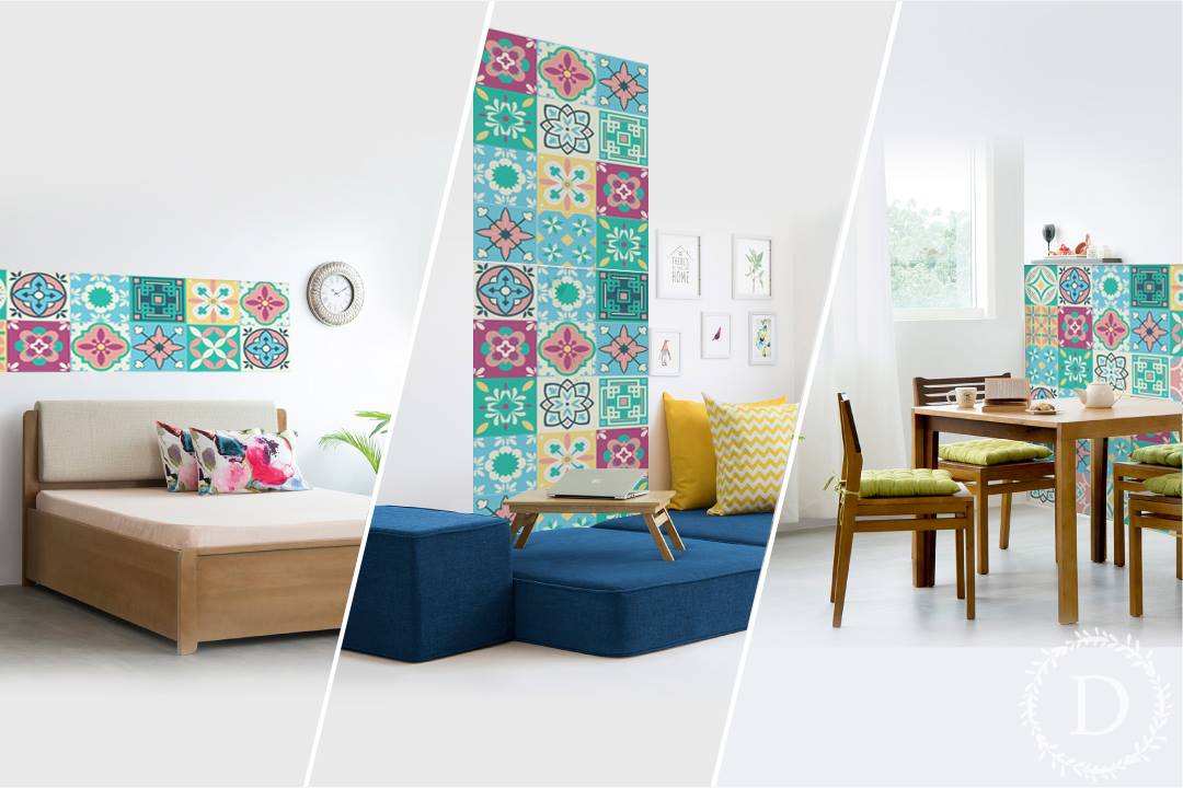 Giấy dán gạch bông - MS16