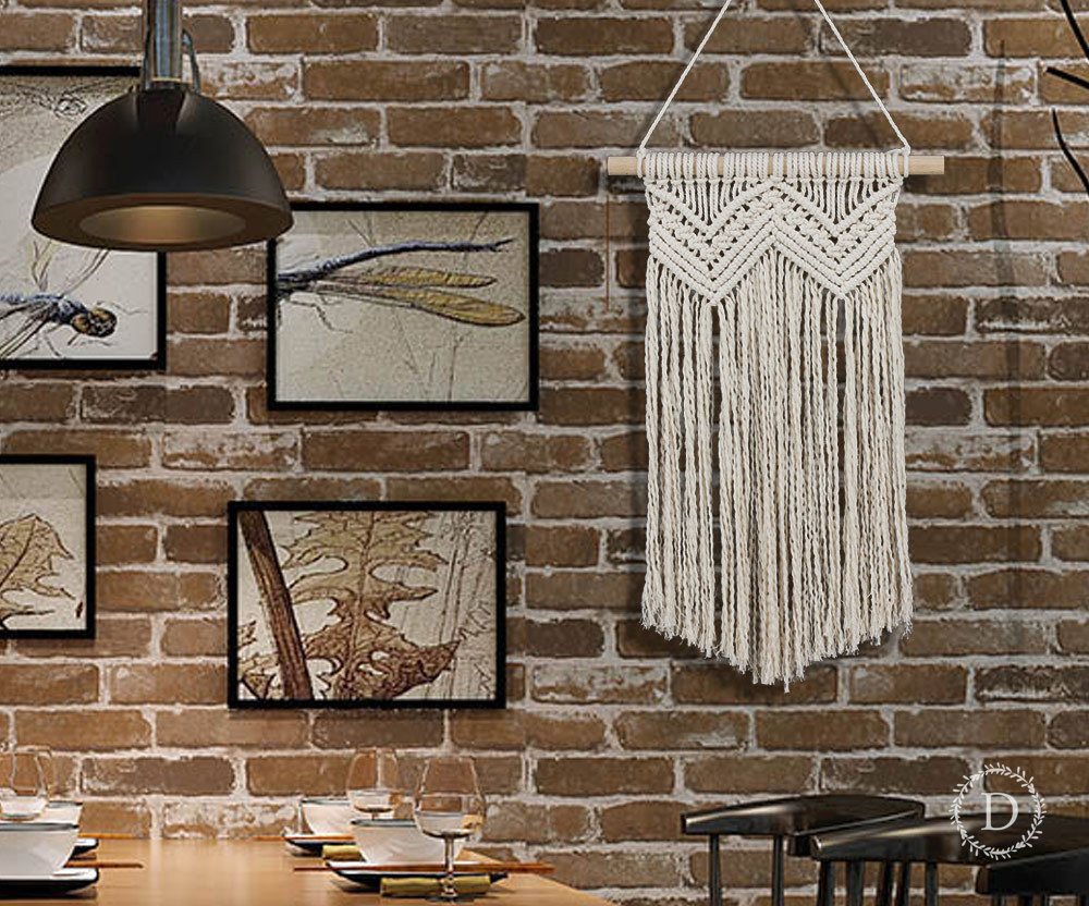 Trang Trí Tường với Macrame