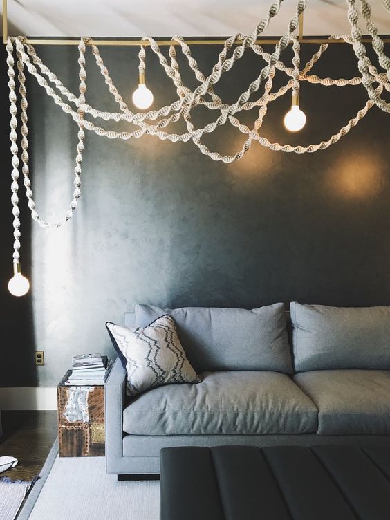 Đèn trang trí Macrame