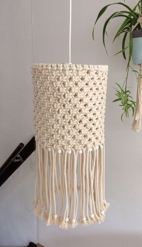 Đèn trang trí Macrame