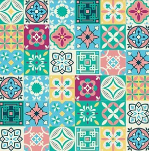 Giấy dán gạch bông - MS16