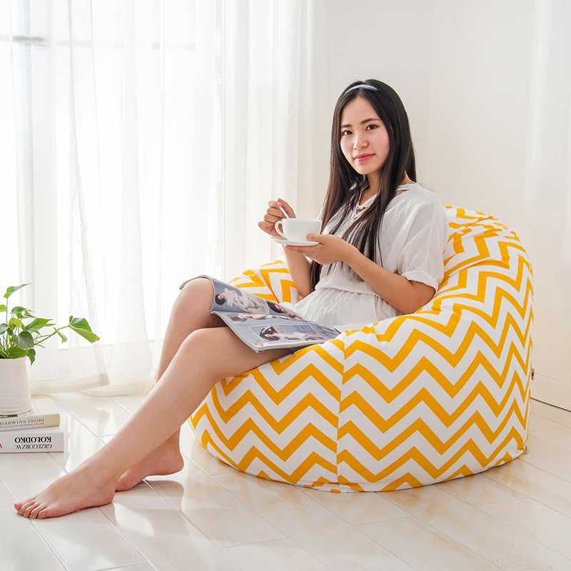 Vỏ áo ghế Beanbag hình trái lê - Vải thô tuyết