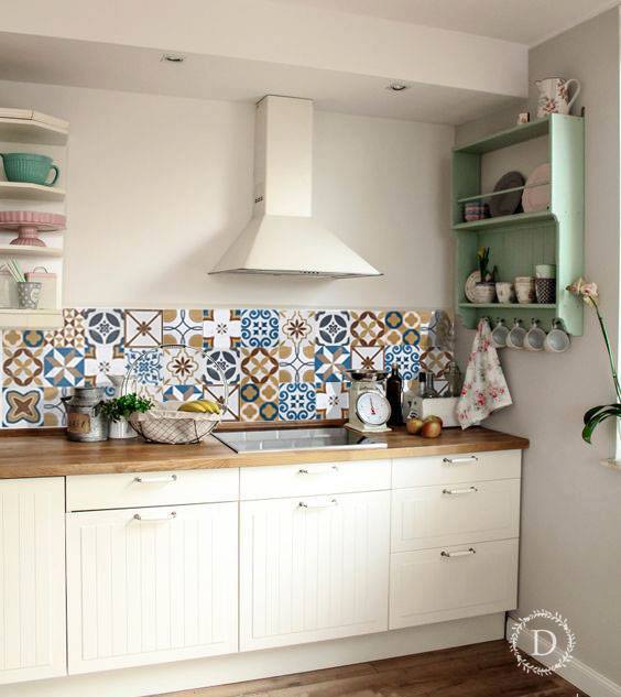 Giấy Dán Gạch Bông - MS 08