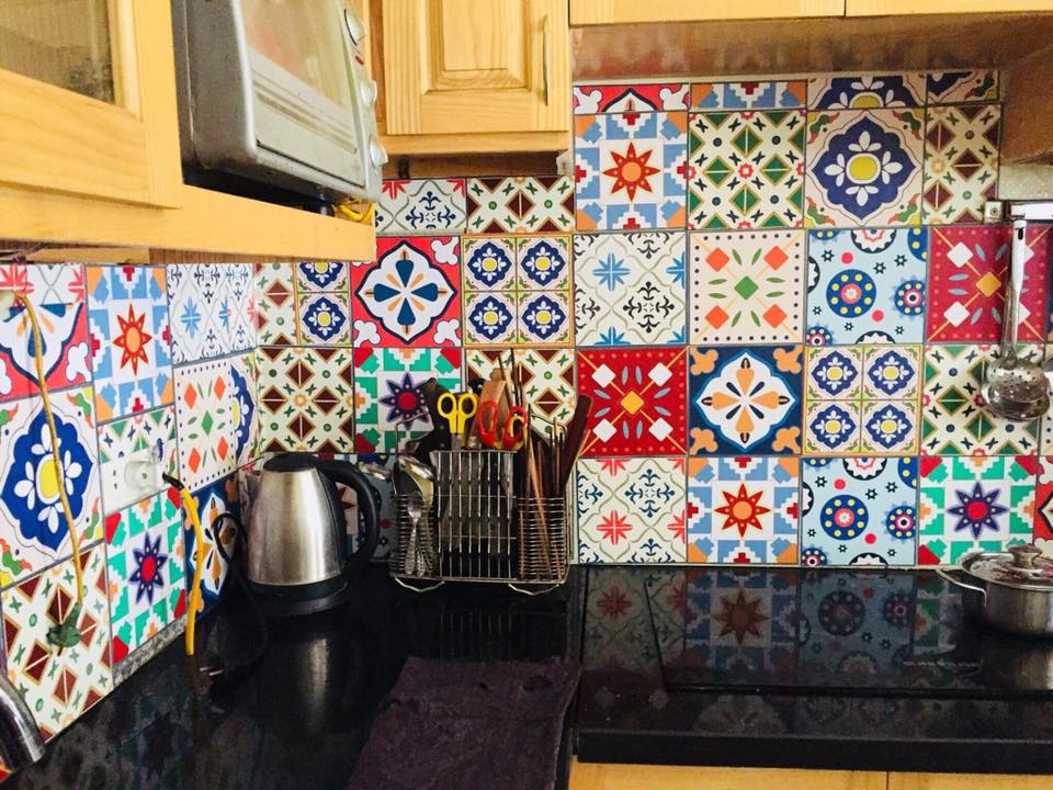 Giấy Dán Gạch Bông - MS 04