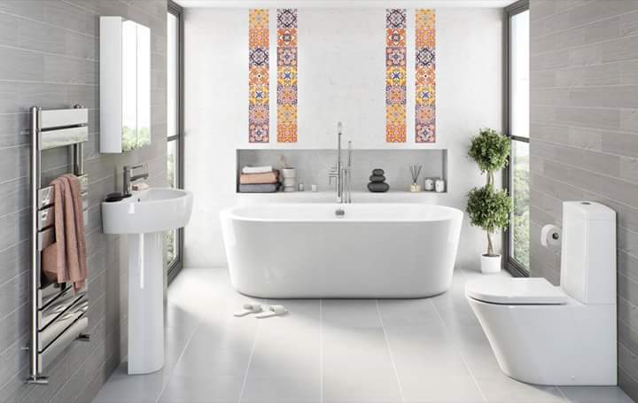 Giấy Dán Decal Họa Tiết Gạch Bông