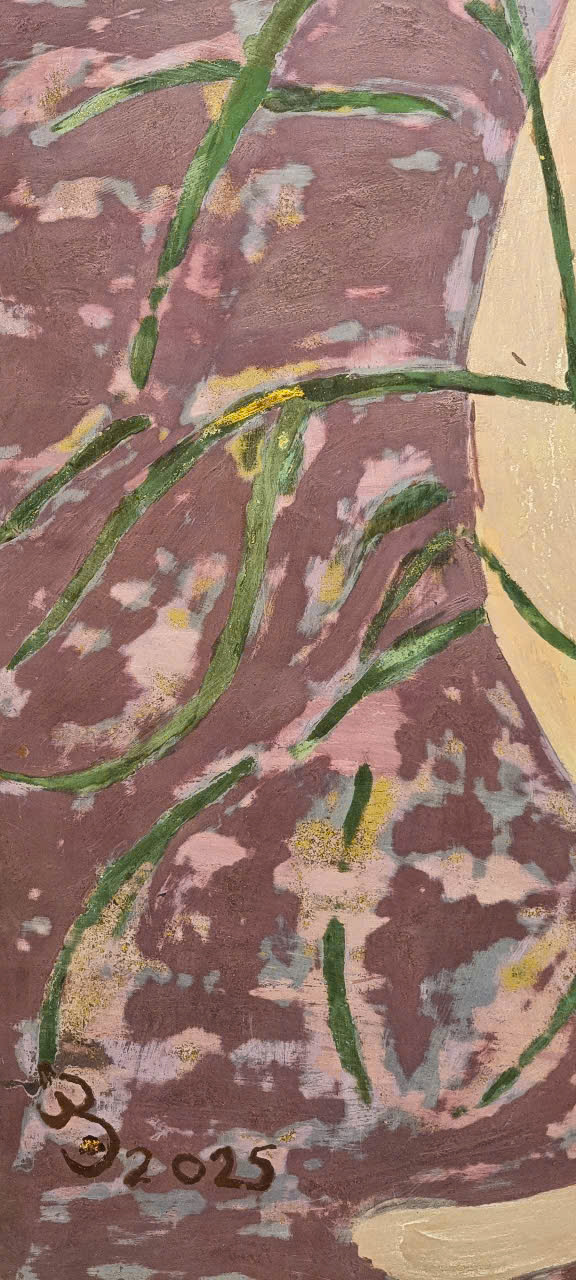 Tranh Sơn Mài Gọi Mẹ Là Cô Dâu - Call mother bride