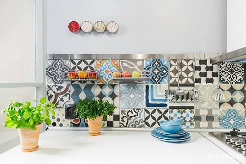 Giấy Dán Gạch Bông - MS 14