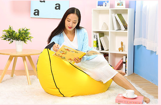 Vỏ Ghế Hạt Xốp Quả Chuối