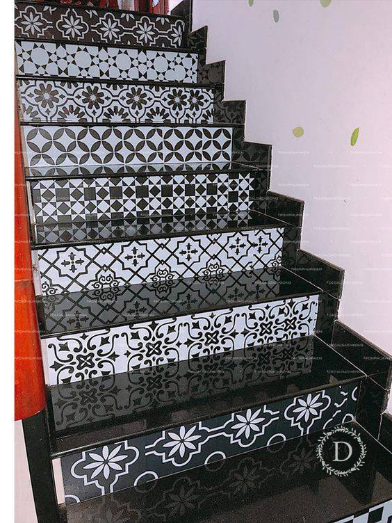 Giấy Dán Gạch Bông - MS 02