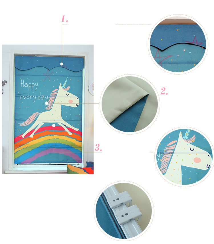 RÈM CHÚ NGỰA UNICORN