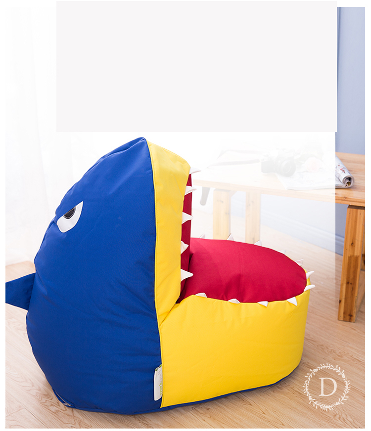 Vỏ Ghế Hạt Xốp Hình Cá Mập