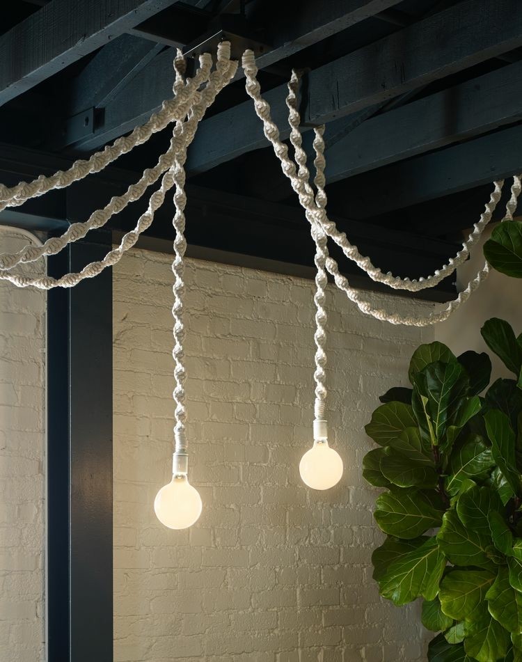 Đèn trang trí Macrame