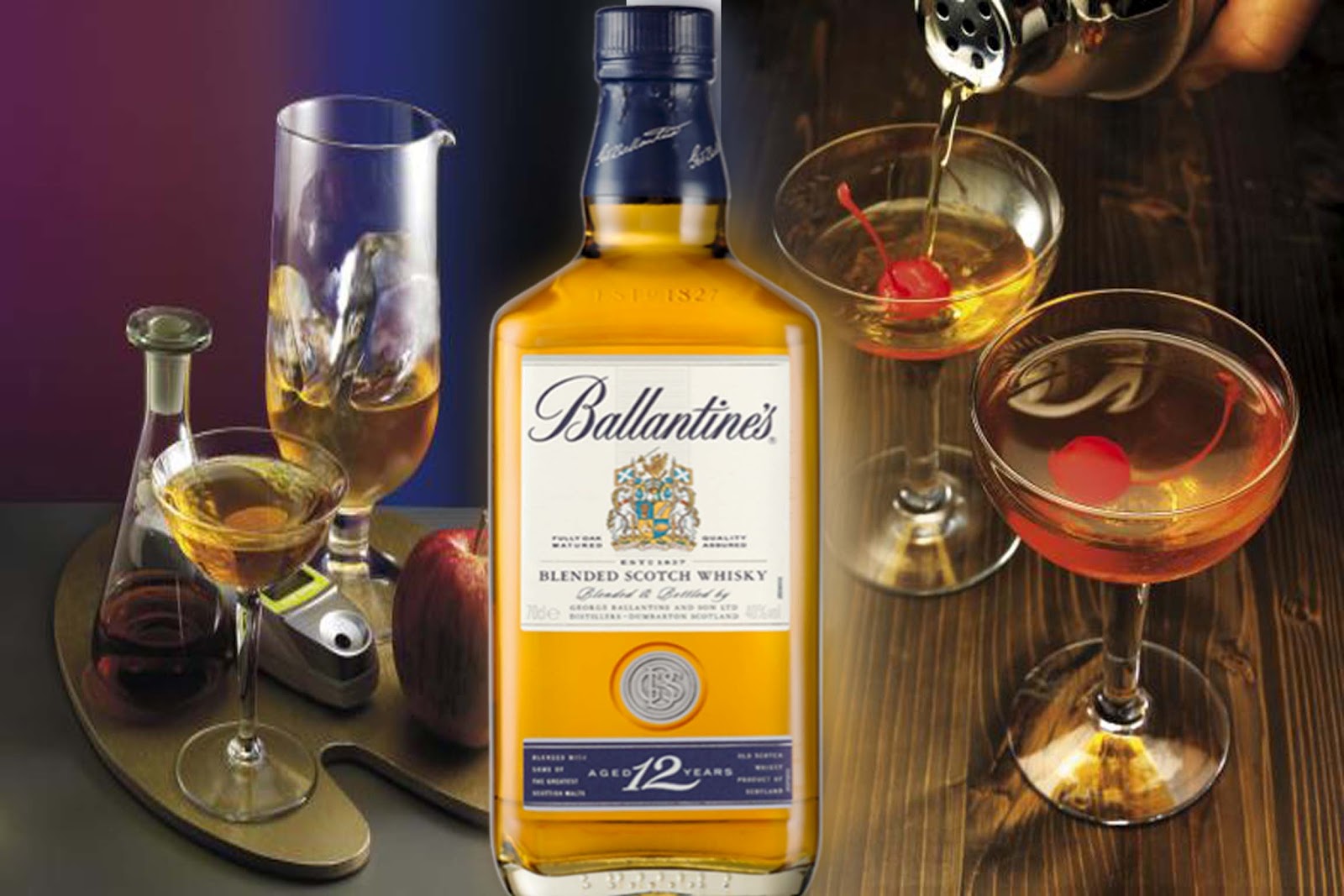 giá rượu Ballantines 12 năm