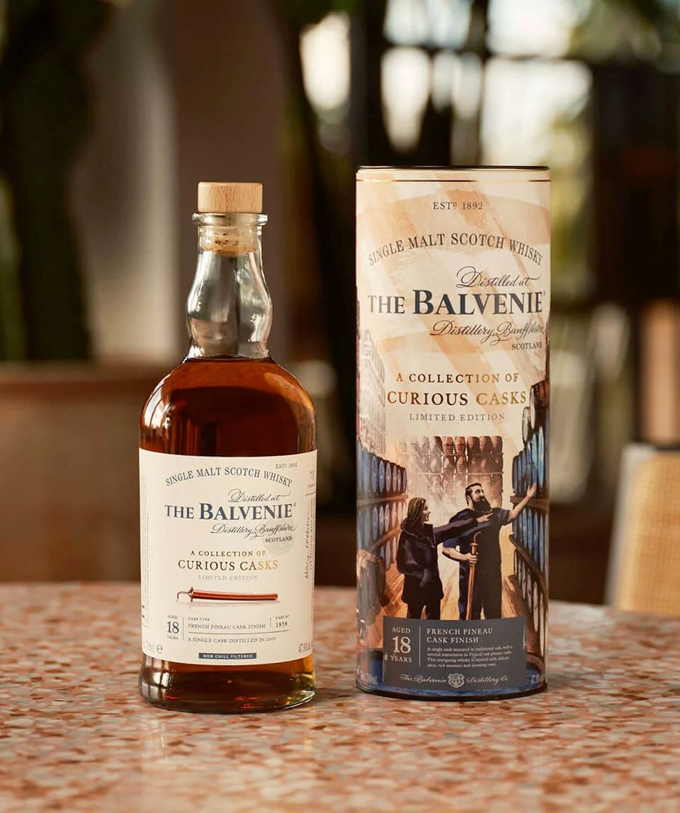 hình ảnh chai rượu Balvenie 18 French Pineau Cask