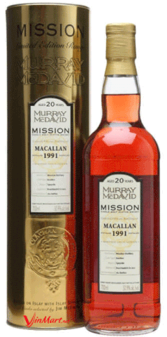 Rượu Macallan 1991 - 20 Năm Murray McDavid tại Khoruou.net