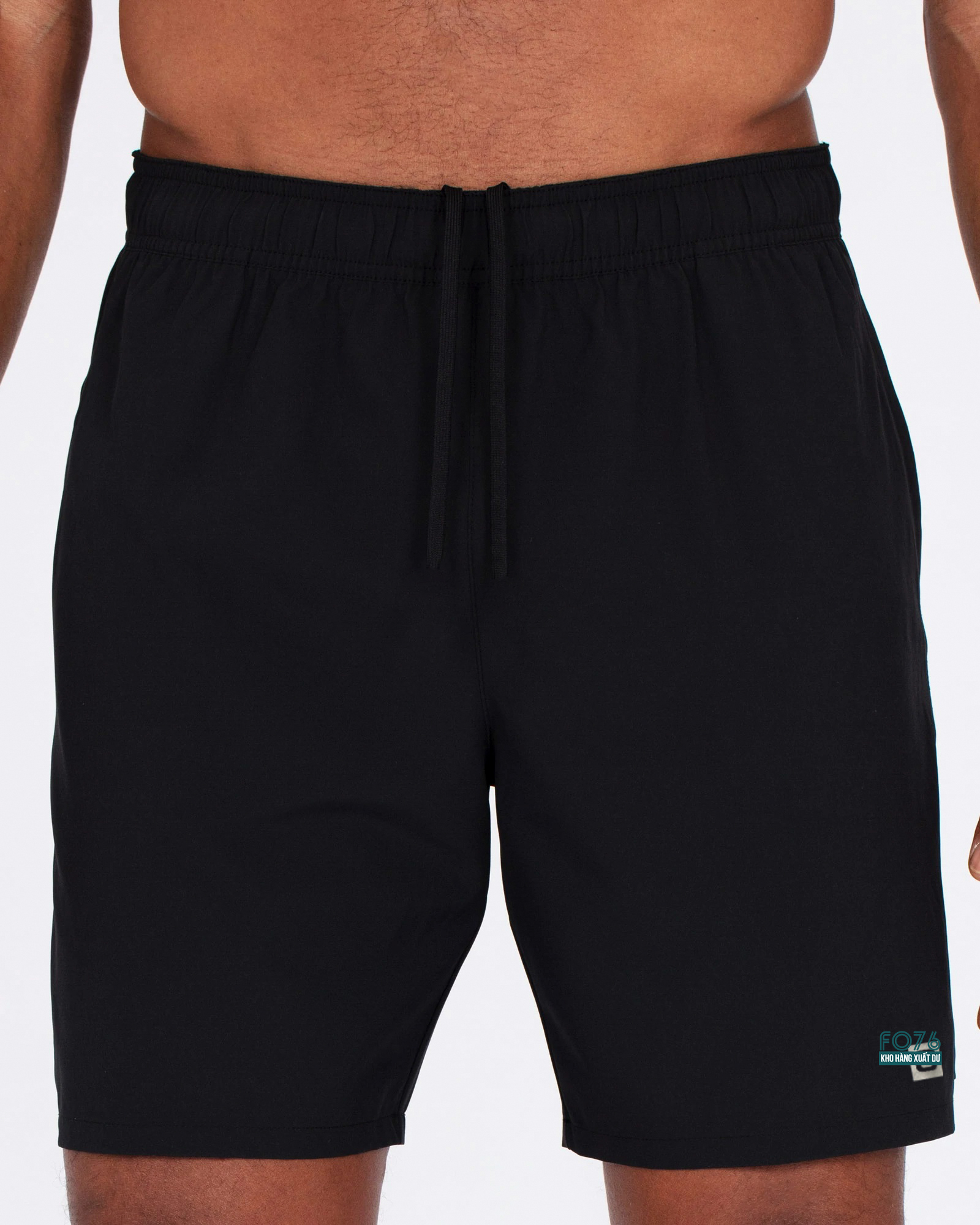 LAYER 8 QUẦN SHORT NAM REGULAR FIT MÀU ĐEN RN70892 FO76 Kho