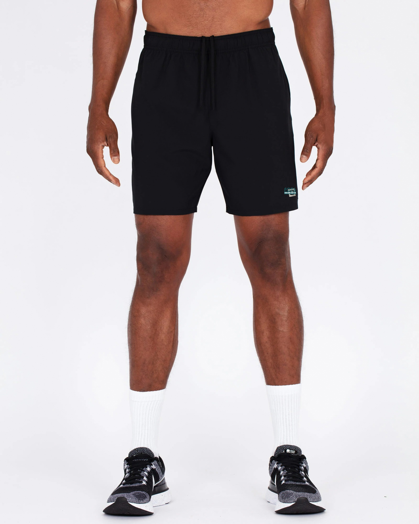 LAYER 8 QUẦN SHORT NAM REGULAR FIT MÀU ĐEN RN70892 FO76 Kho