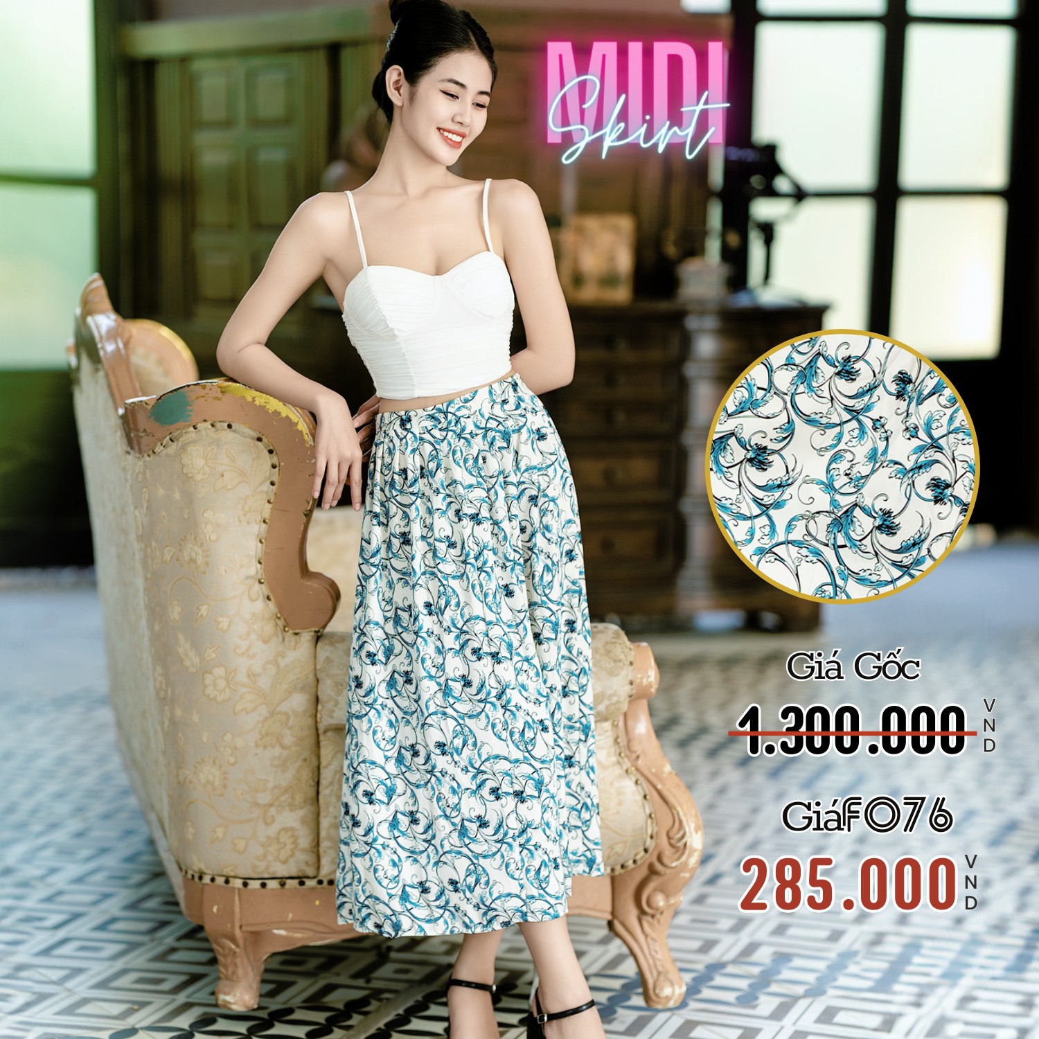 Những sai lầm khi phối đồ cùng chân váy midi – COCO SIN