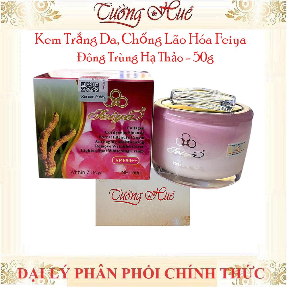 Kem Trắng Da, Chống Lão Hóa Feiya Đông Trùng Hạ Thảo - 50g