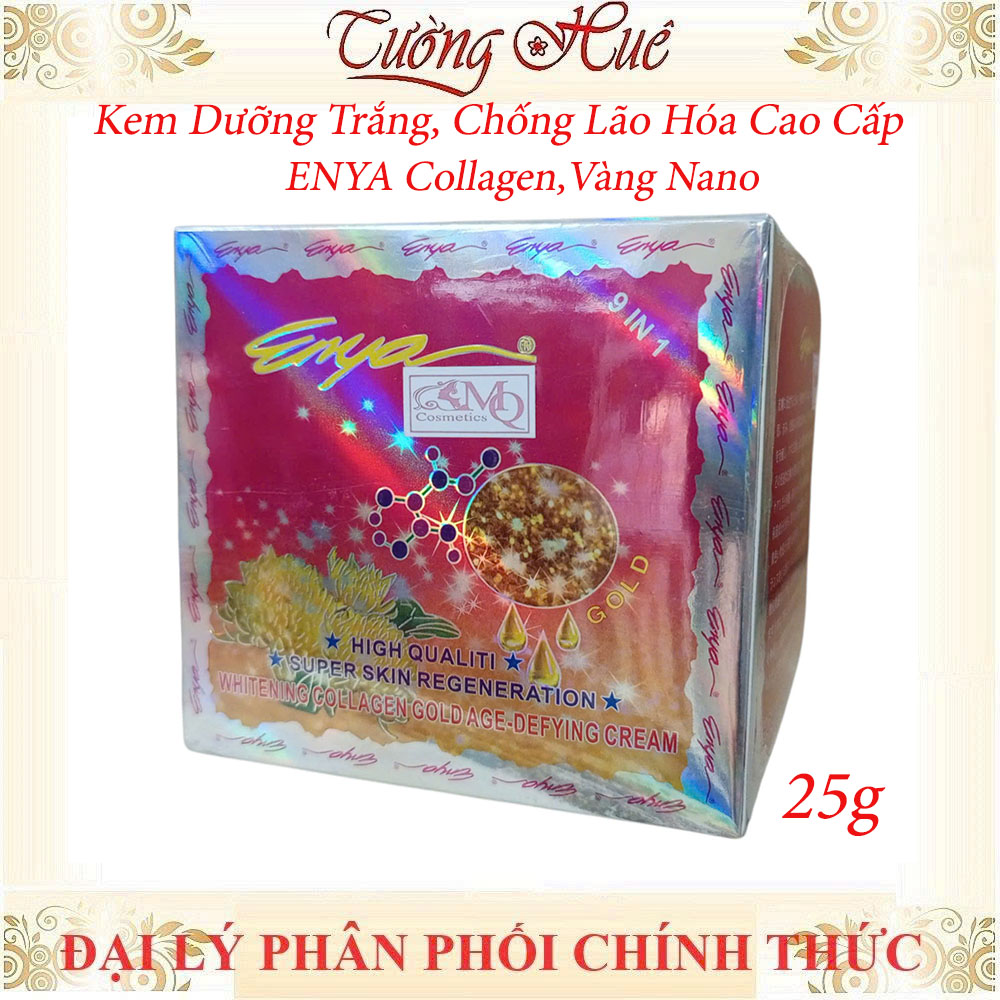 Kem Dưỡng Trắng, Chống Lão Hóa Cao Cấp ENYA Collagen Vàng Nano - 25g.