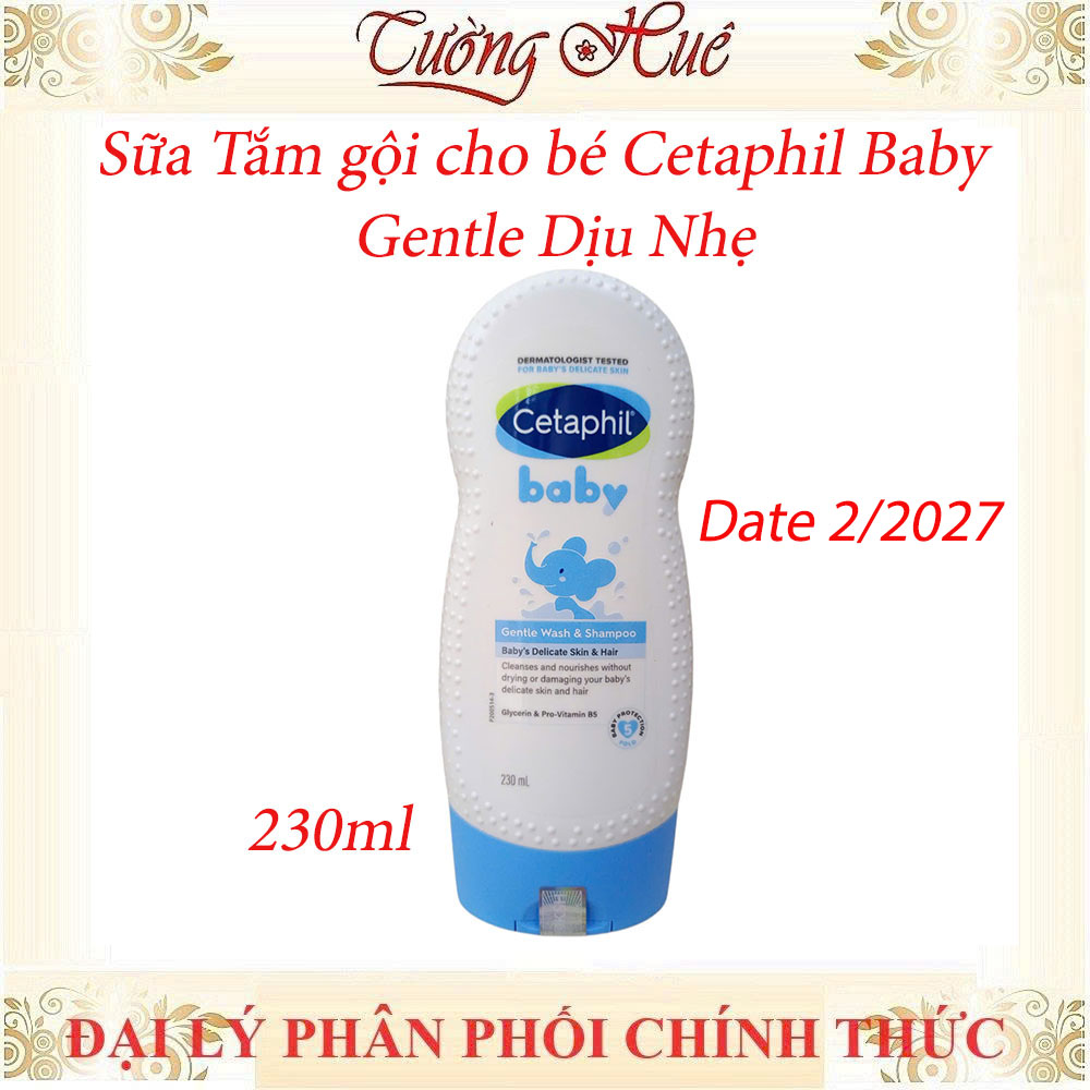 Sữa Tắm gội cho bé Cetaphil Gentle Dịu Nhẹ 230ml/400ml