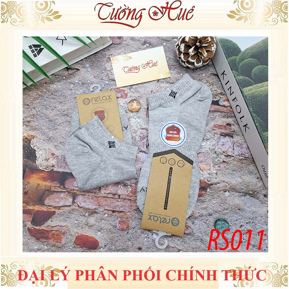 Vớ Nam Relax RS011 Cotton Co Giãn Cổ Thấp