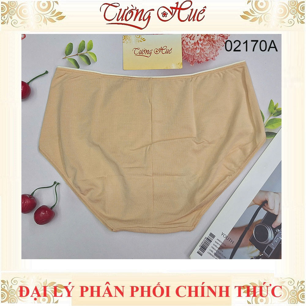 Quần Lót Nữ Corèle V 02170A Lưng Cao Trơn Viền Màu Co Dãn
