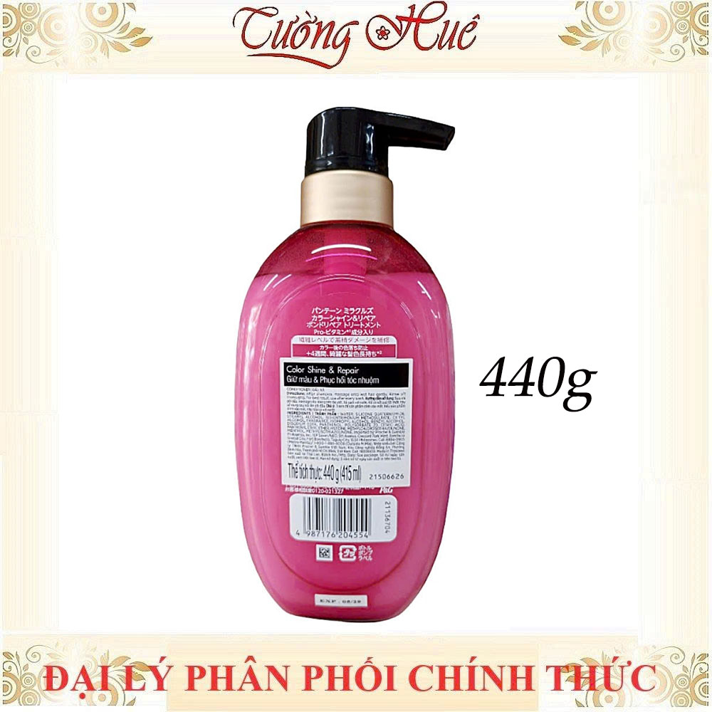 Dầu Xả Tóc Pantene Miracles Cho Tóc Nhuộm 440g