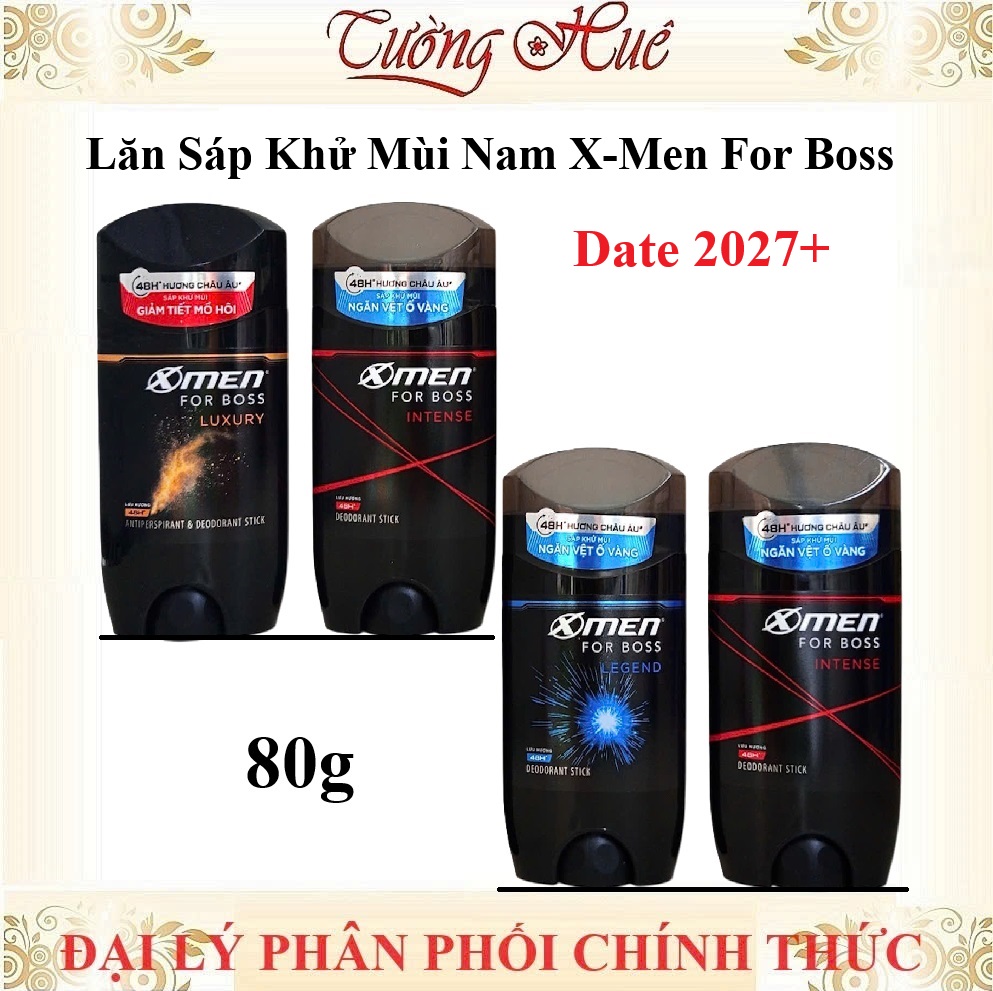 Lăn Sáp Khử Mùi Nam X-Men For Boss 70g - 80g (Nhiều Mùi Lựa Chọn)