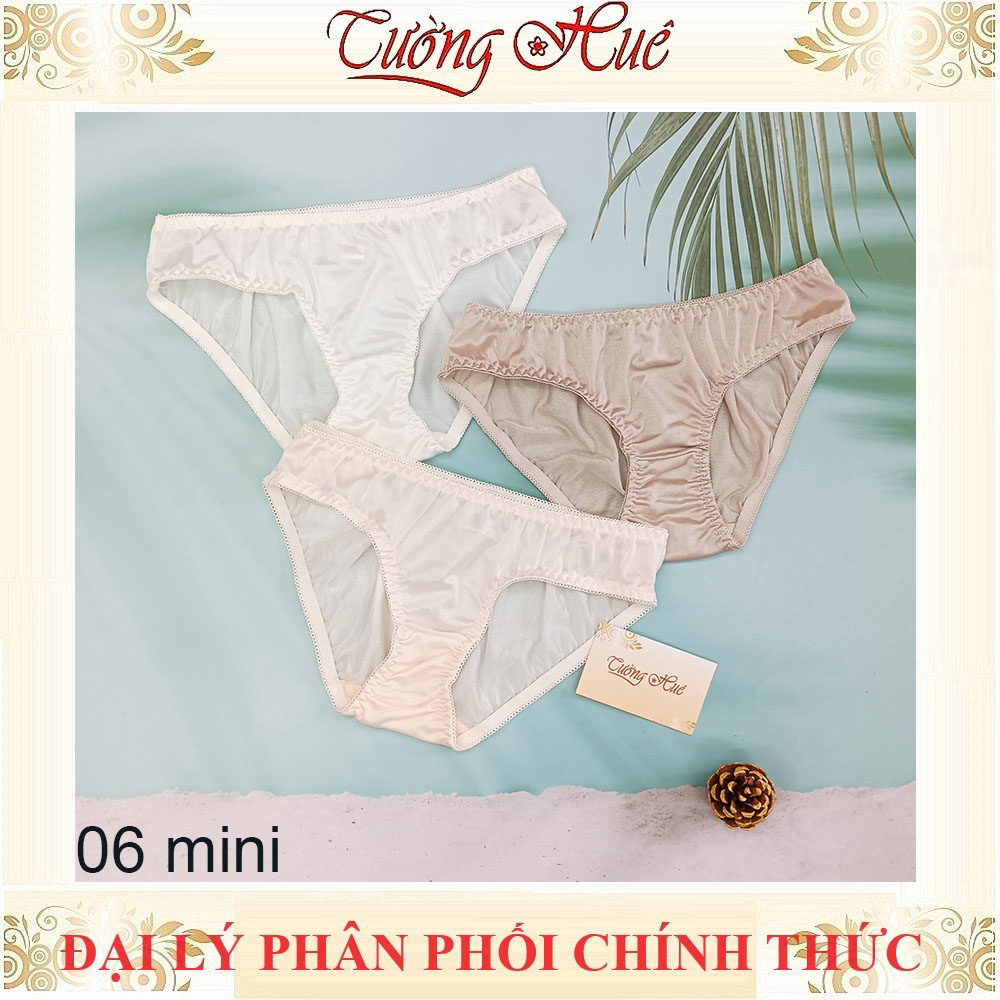 Quần lót nữ Angel 06mini Quần lót lưng thấp form nhỏ màu trơn basic.