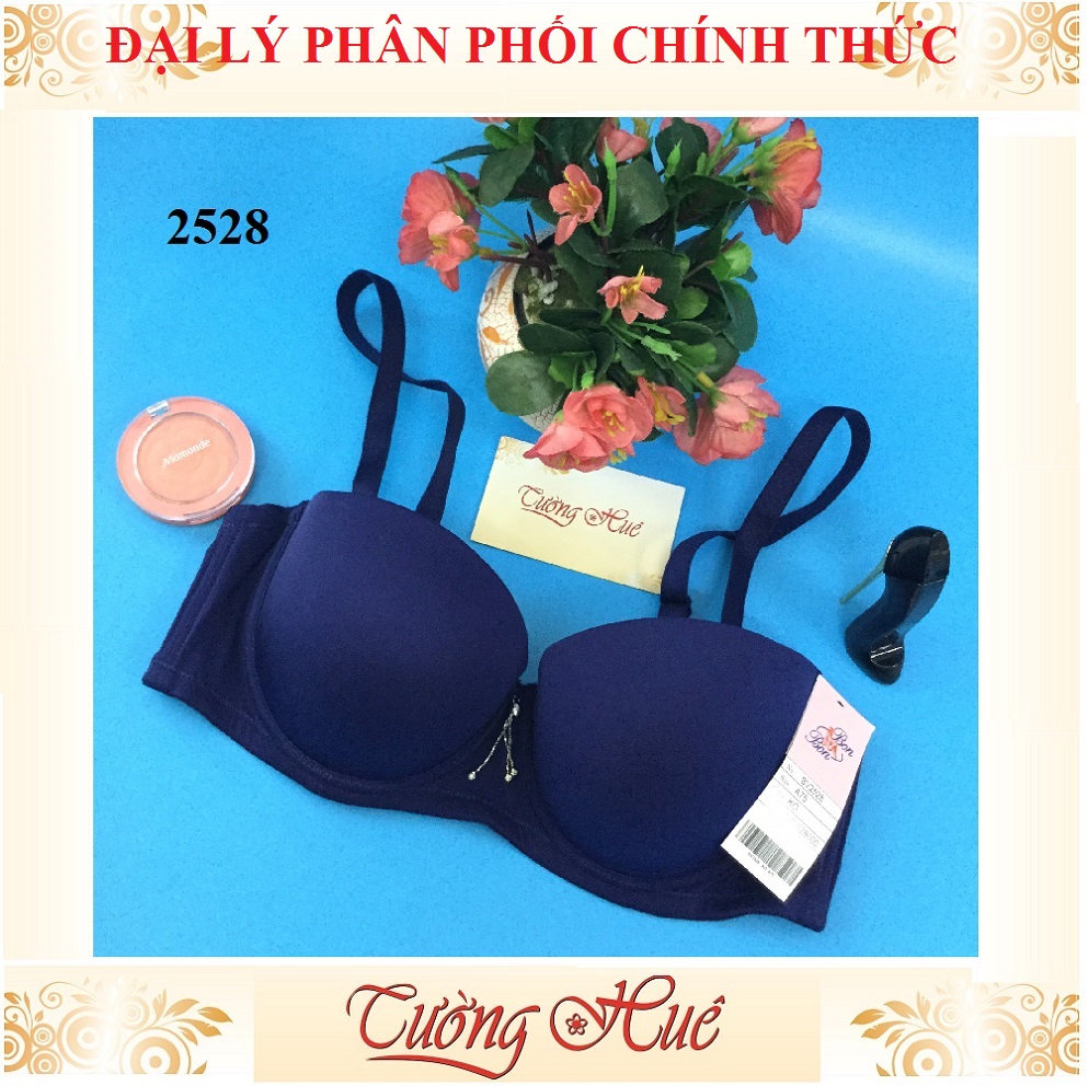 Áo lót nữ Bon Bon BV2528 trơn cúp bầu ngang.